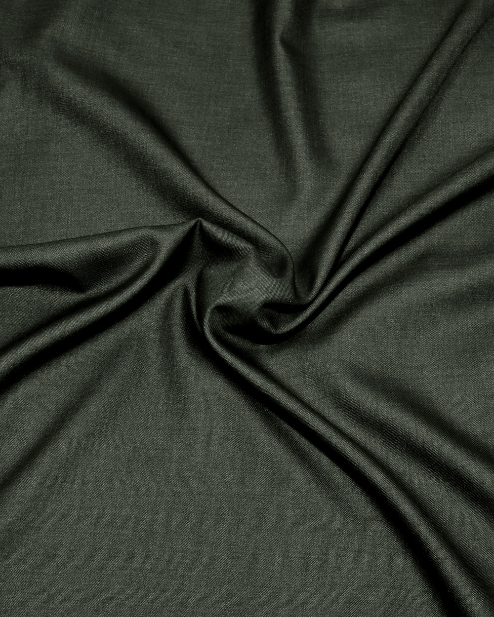Grey Green Poly Viscose ( Russian Silk ) Suiting Fabric